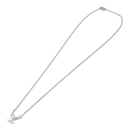 Louis Vuitton Idylle Blossom LV Pendant 18K White Gold with Diamond, Silver, White Gold, Necklace