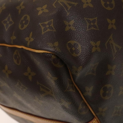 Louis Vuitton Keepall Bag Monogram Canvas, BROWN, CANVAS, Travel bag