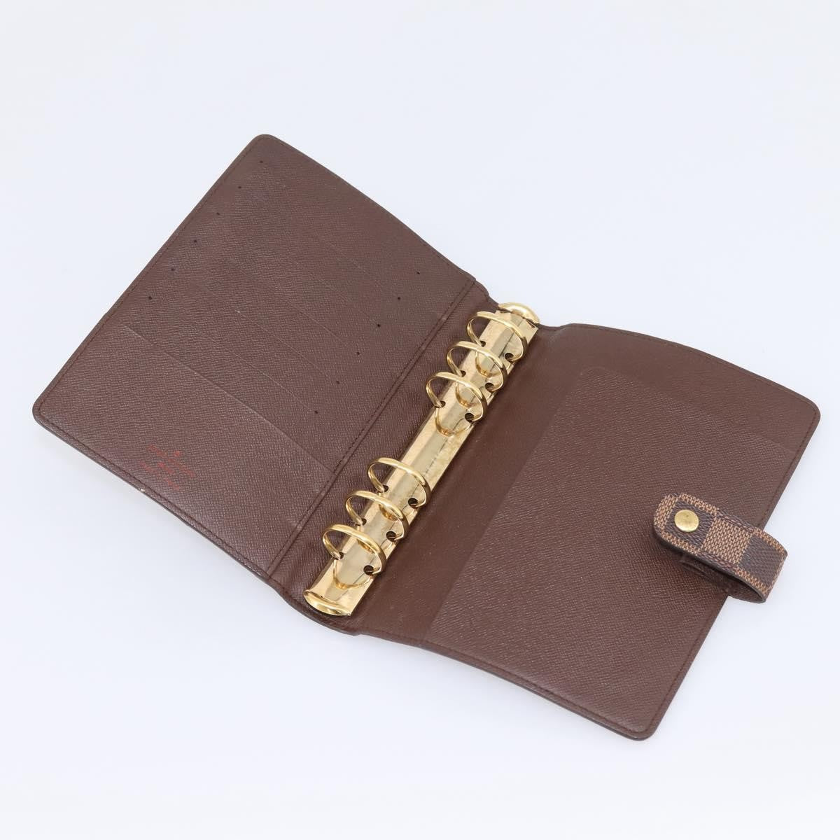 Louis Vuitton Agenda Cover Damier Canvas, Brown, Canvas, Wallet