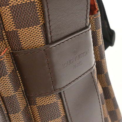 Louis Vuitton Naviglio Damier Ebene, Brown, Canvas, Shoulder Bag
