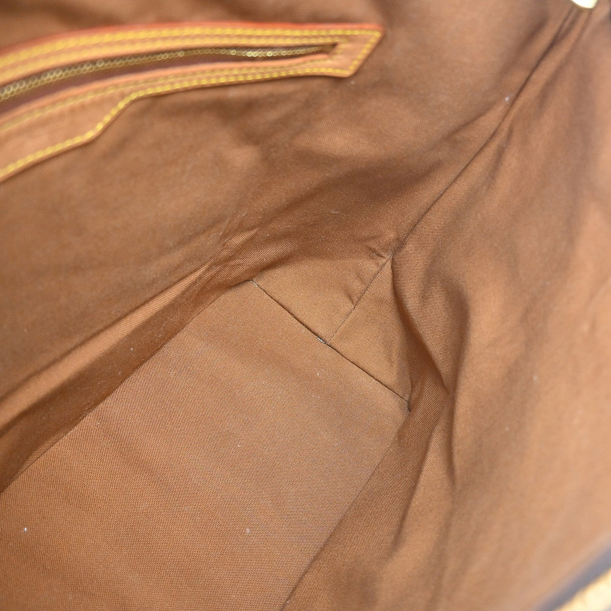 Louis Vuitton Cabas Mezzo Monogram Canvas, Brown, Canvas, Shoulder Bag