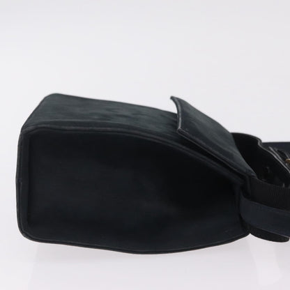 Salvatore Ferragamo Vala Suede, Navy, Suede, Shoulder Bag