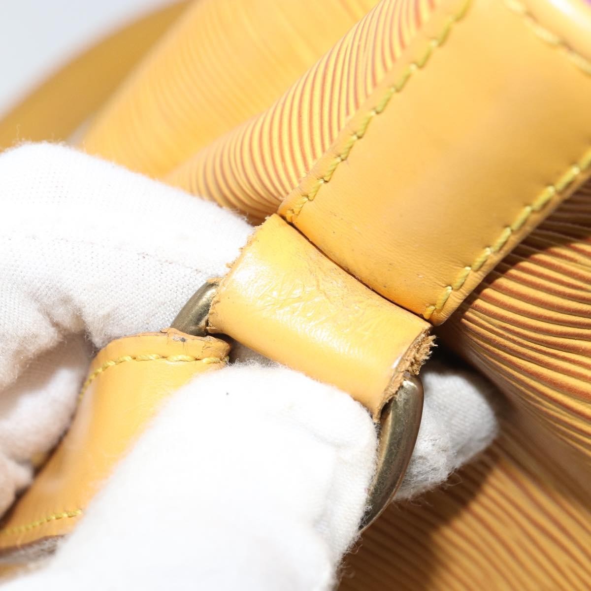 Louis Vuitton Petit Noe Epi Leather, Yellow, Leather, Shoulder Bag