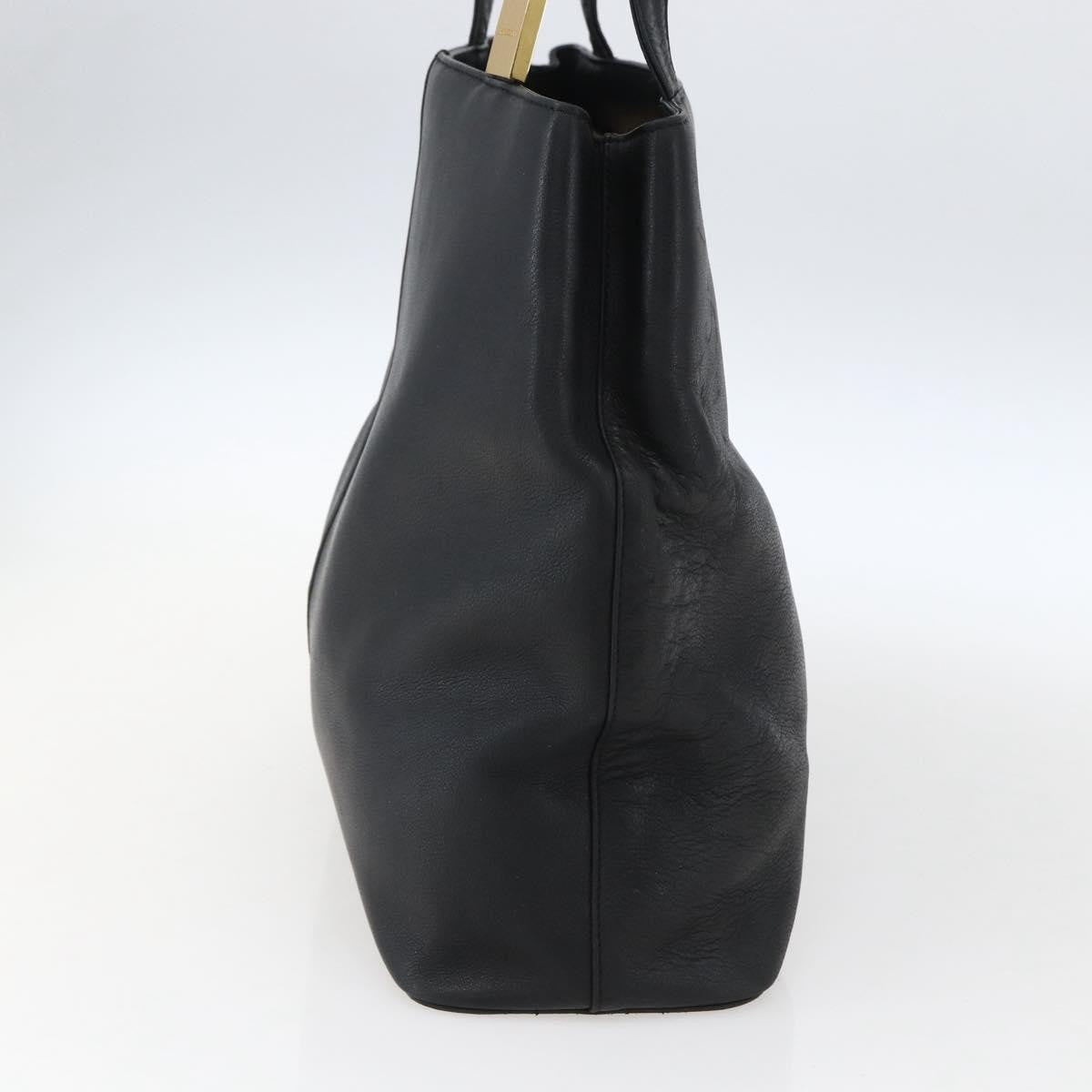 Burberry Vintage Leather, Black, Leather, Tote Bag