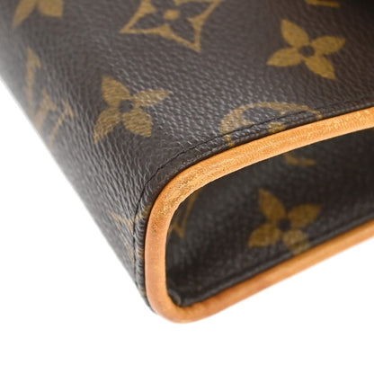 Louis Vuitton Florentine Canvas, Brown, Canvas, Clutch