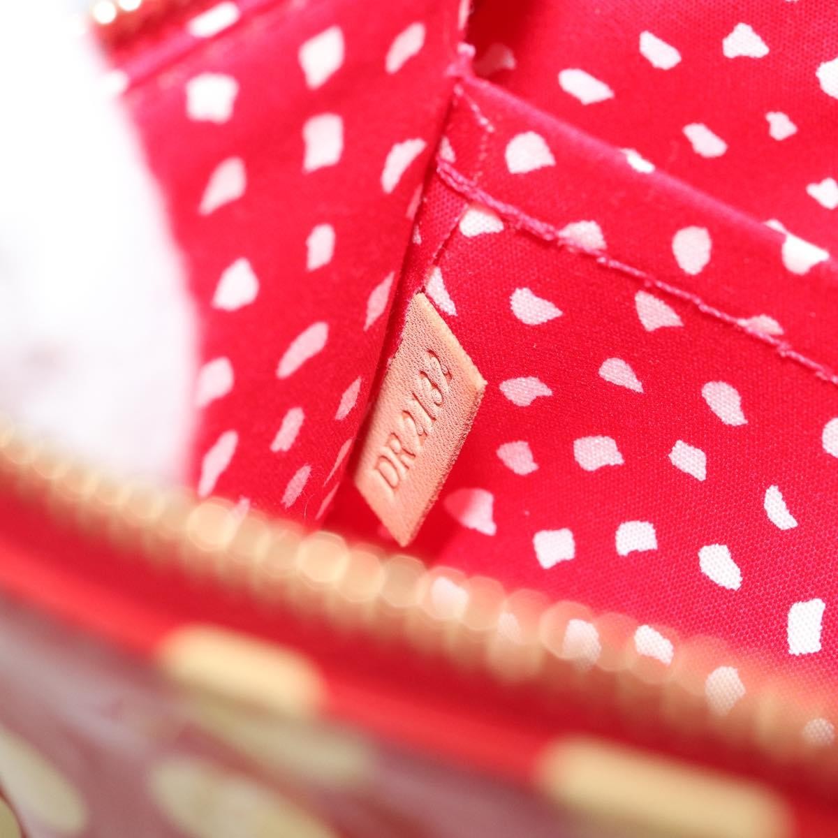 Louis Vuitton Pochette Accessoires Yayoi Kusama Painted Dots Monogram vernis, Red, Patent Leather, Clutch