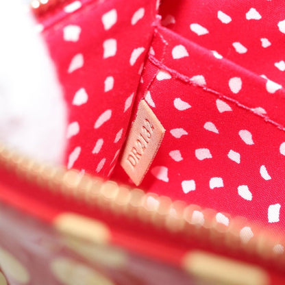 Louis Vuitton Pochette Accessoires Yayoi Kusama Painted Dots Monogram vernis, Red, Patent Leather, Clutch