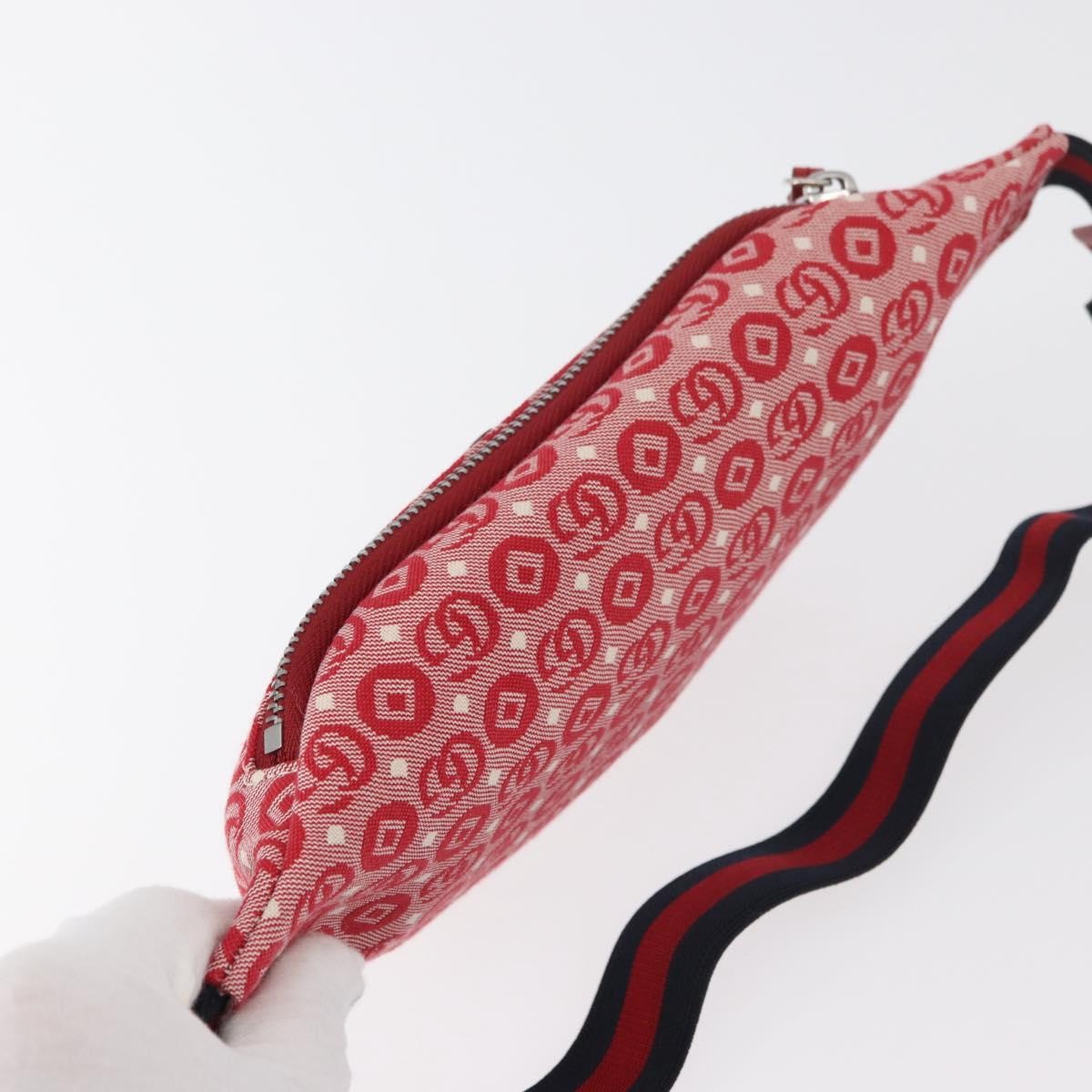 Gucci Children's Belt Printed Coated Canvas, Red, Canvas, Handbag