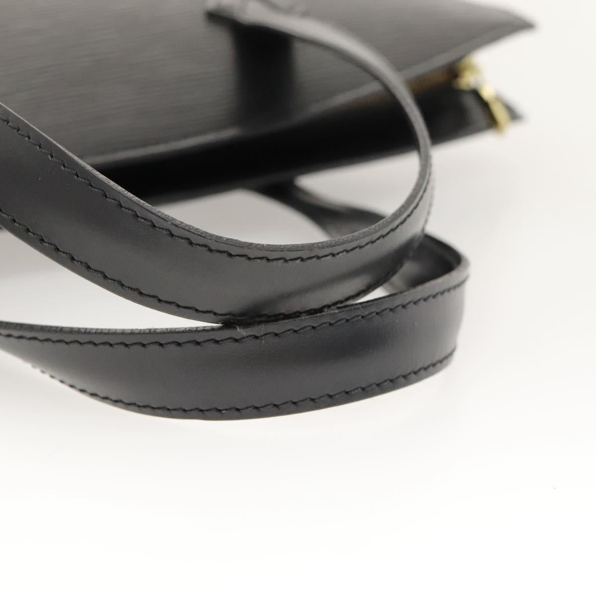 Louis Vuitton Saint Jacques Epi Leather, Black, Leather, Handbag