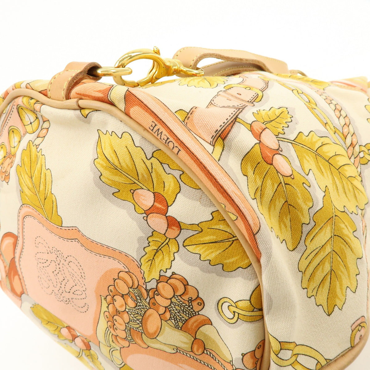 Loewe Vintage Canvas, Multicolour, Canvas, Shoulder Bag