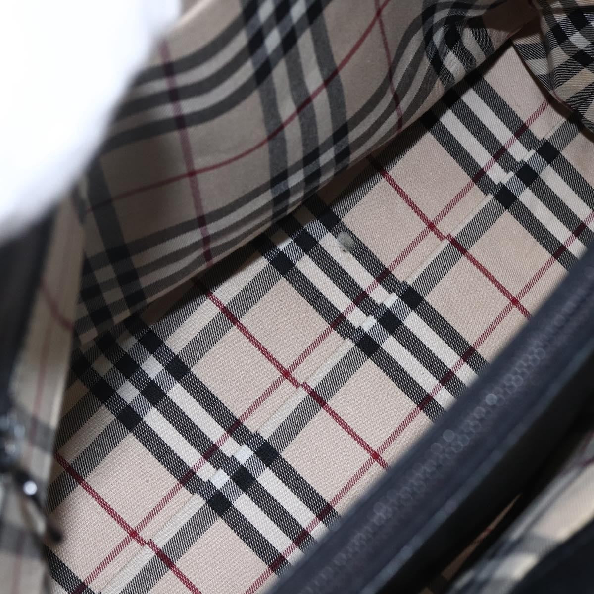 Burberry Vintage Leather, Black, Leather, Tote Bag