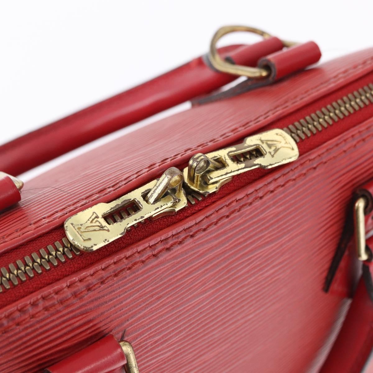 Louis Vuitton Vintage Alma Epi Leather, Red, Leather, Handbag