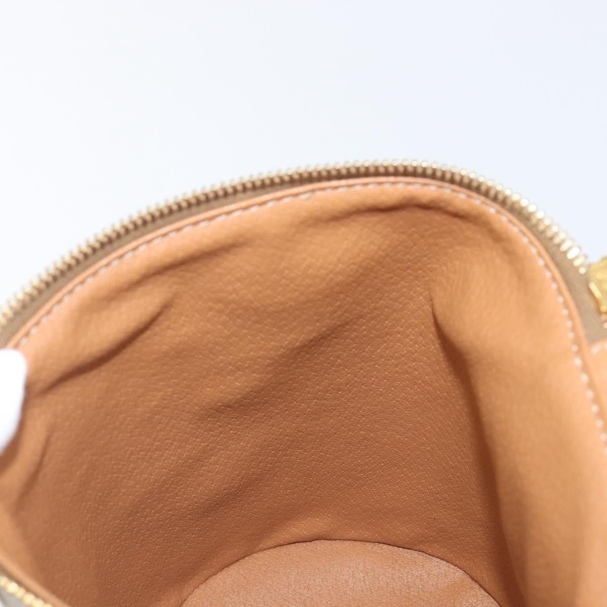 Celine Vintage Macadam Canvas, Beige, PVC, Shoulder Bag