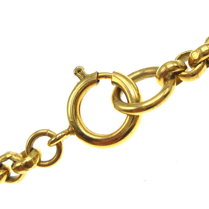 Chanel CC Heart Pendant Metal, Gold, Gold Plated, Necklace