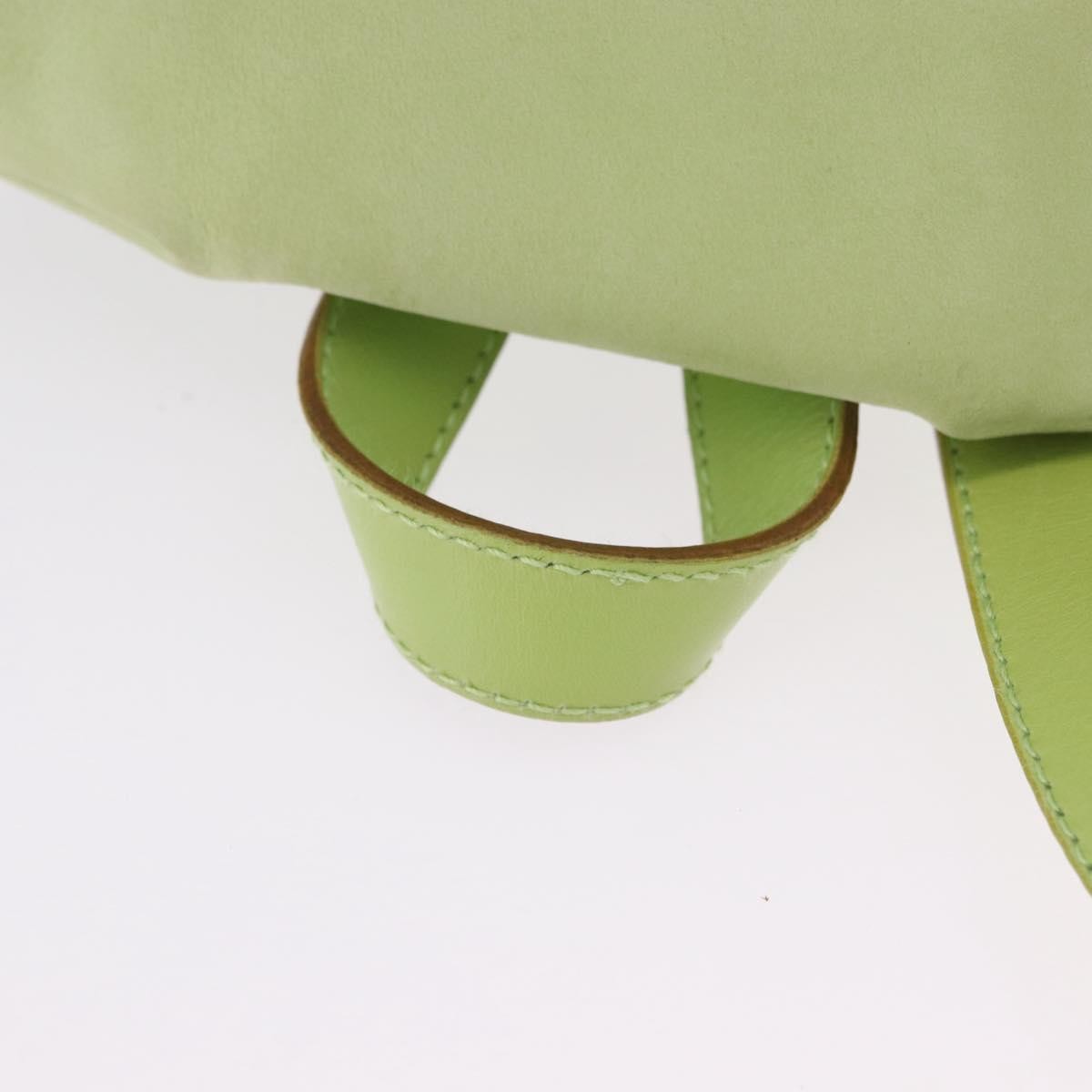 Salvatore Ferragamo Gancini Suede, Green, Suede, Backpack