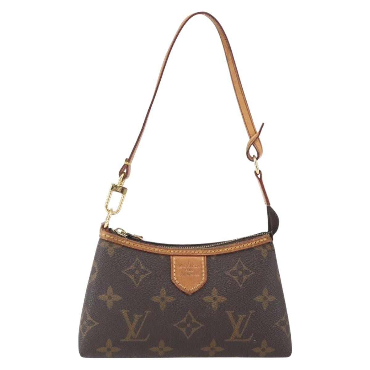 Louis Vuitton Delightful Pochette Monogram Canvas, Brown, Canvas, Clutch