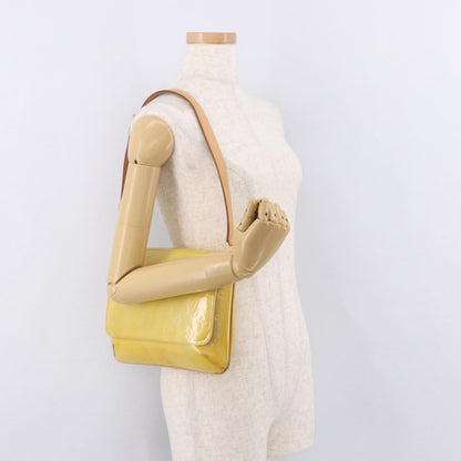 Louis Vuitton Thompson Street Monogram Vernis, Yellow, Patent Leather, Shoulder Bag
