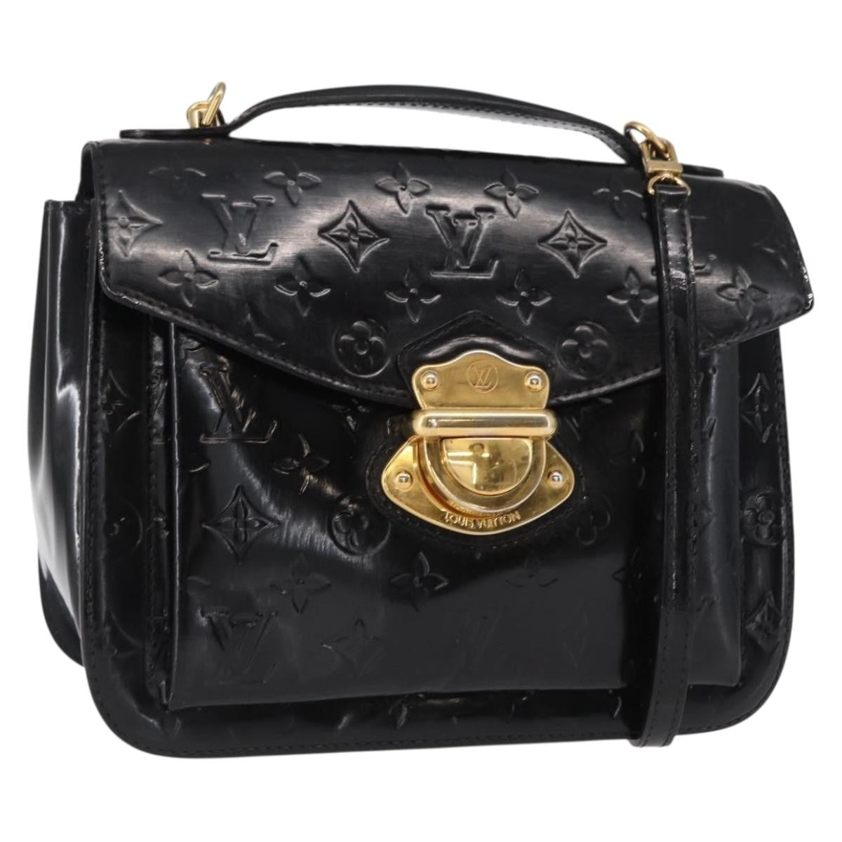 Louis Vuitton Mirada Monogram Vernis, Black, Patent Leather, Handbag