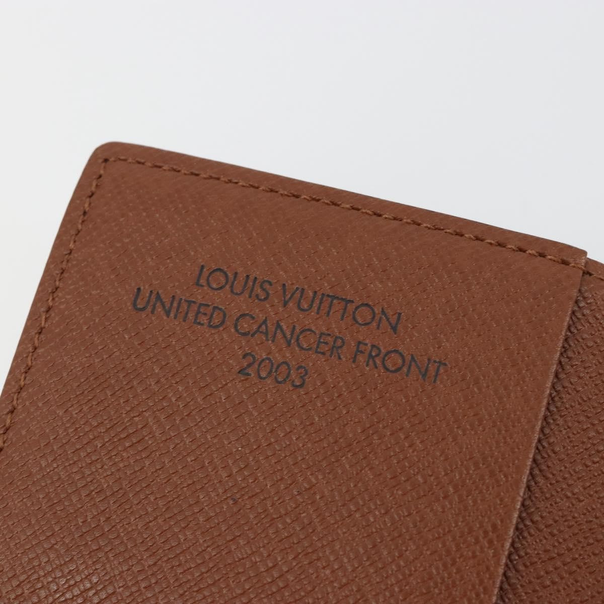 Louis Vuitton Agenda Cover Monogram Canvas, Brown, Canvas, Wallet