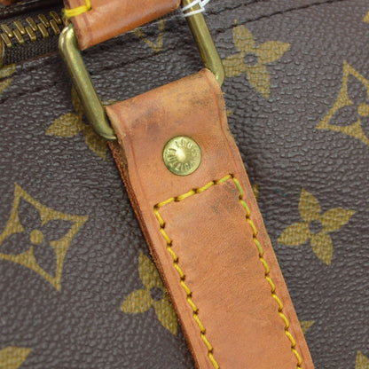 Louis Vuitton Keepall Bandouliere Monogram Canvas, Brown, Canvas, Travel Bag