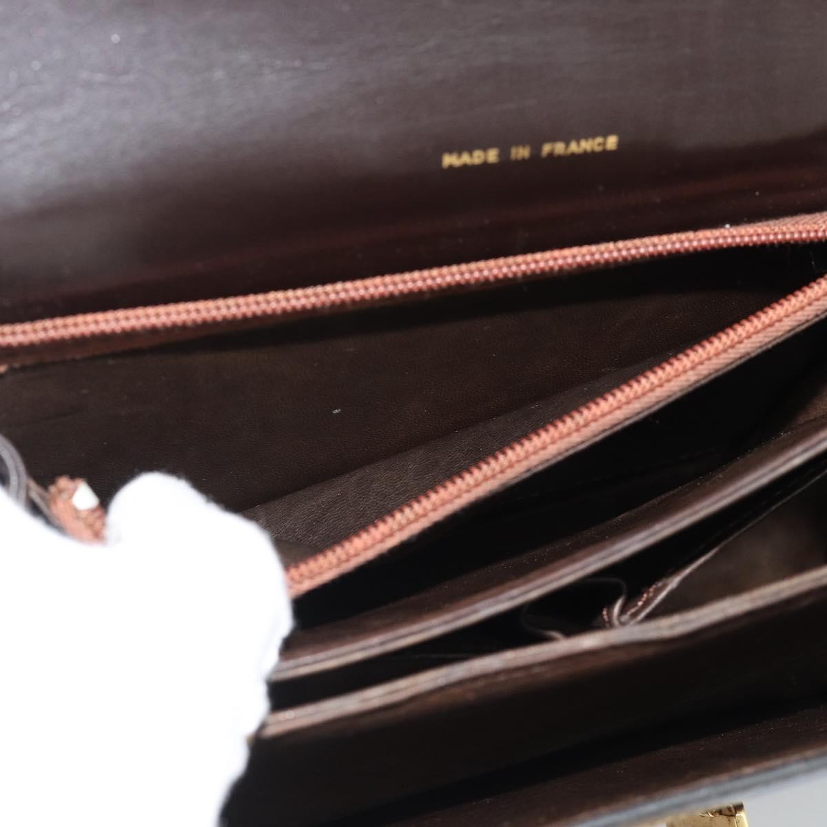 Celine Horse Carriage Leather, Brown, Leather, Shoulder Bag