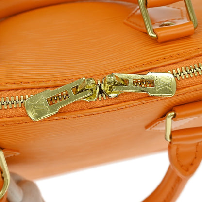 Louis Vuitton Alma Epi Leather, Orange, Leather, Handbag