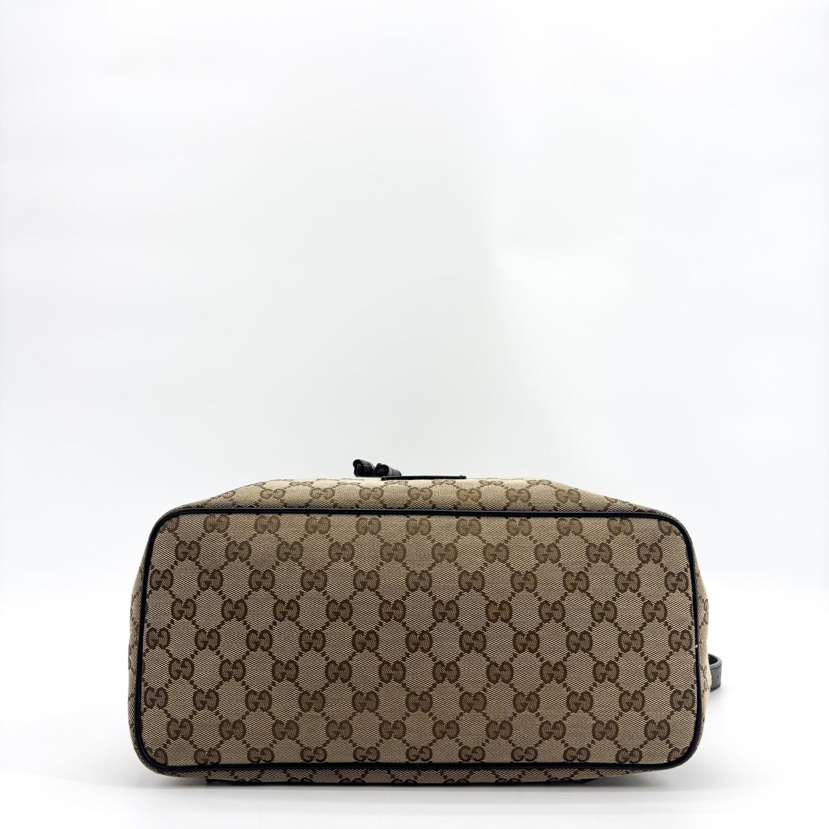 Gucci Drawstring GG Canvas, Black, Canvas, Backpack