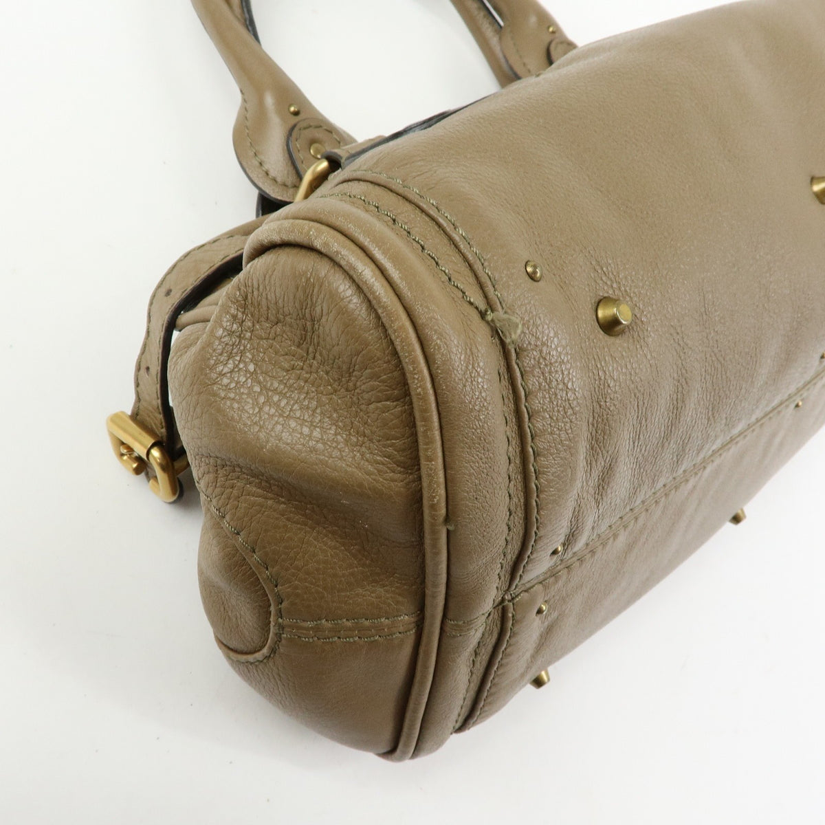 Chloe Paddington Leather, Brown, Leather, Tote Bag