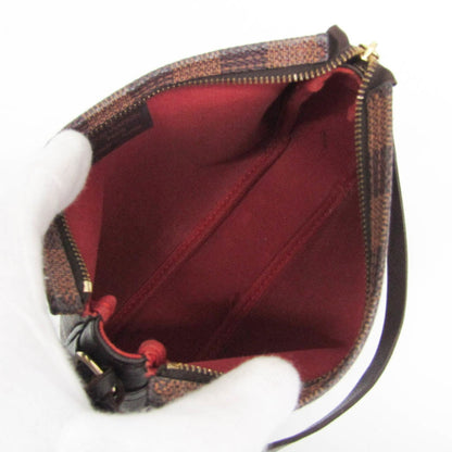 Louis Vuitton Trousse Make Up Damier Canvas, Brown, Canvas, Clutch