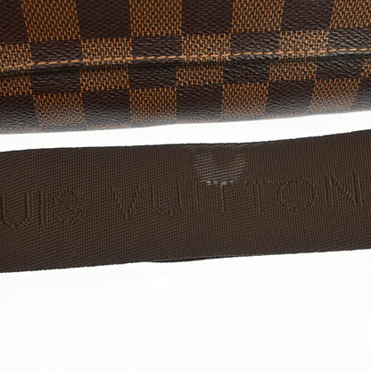 Louis Vuitton Naviglio Damier, Brown, Canvas, Handbag