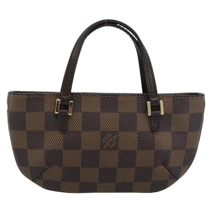 Louis Vuitton Manosque Pochette Damier, Brown, Canvas, Clutch