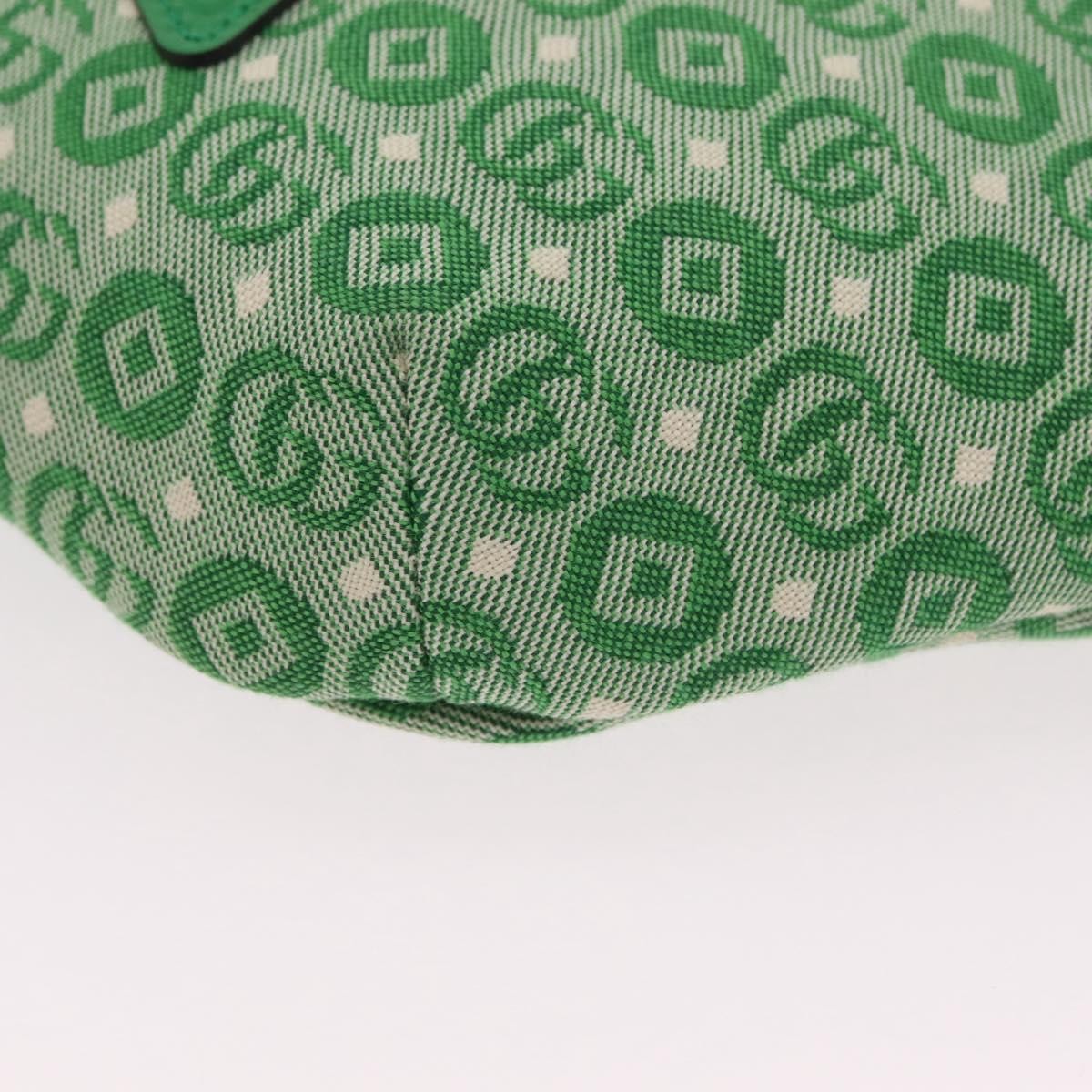 Gucci Children's Belt GG Canvas, Green, Canvas, Handbag
