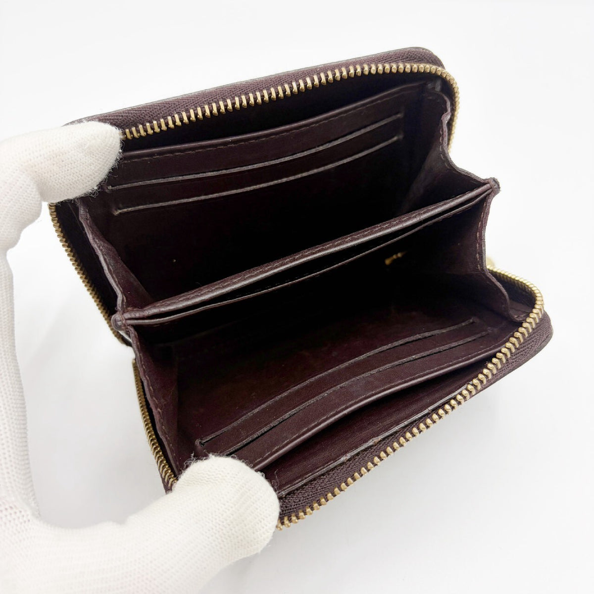 Louis Vuitton Zippy Coin Purse Vernis, Burgundy, Patent Leather, Wallet