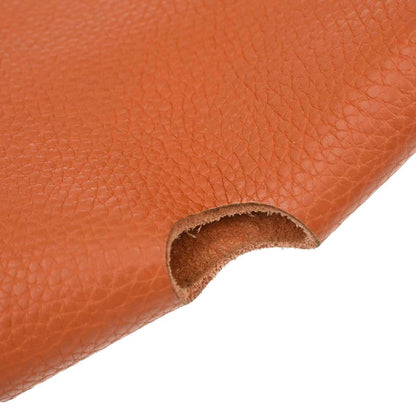Hermes Mangeoire Clemence, Orange, Leather, Handbag