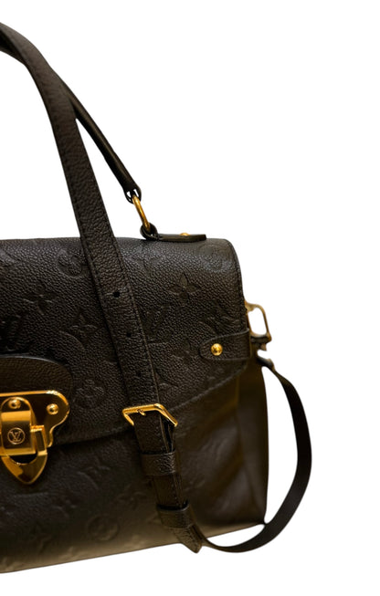 Louis Vuitton Georges Monogram Empreinte Leather, Black, Leather, Handbag