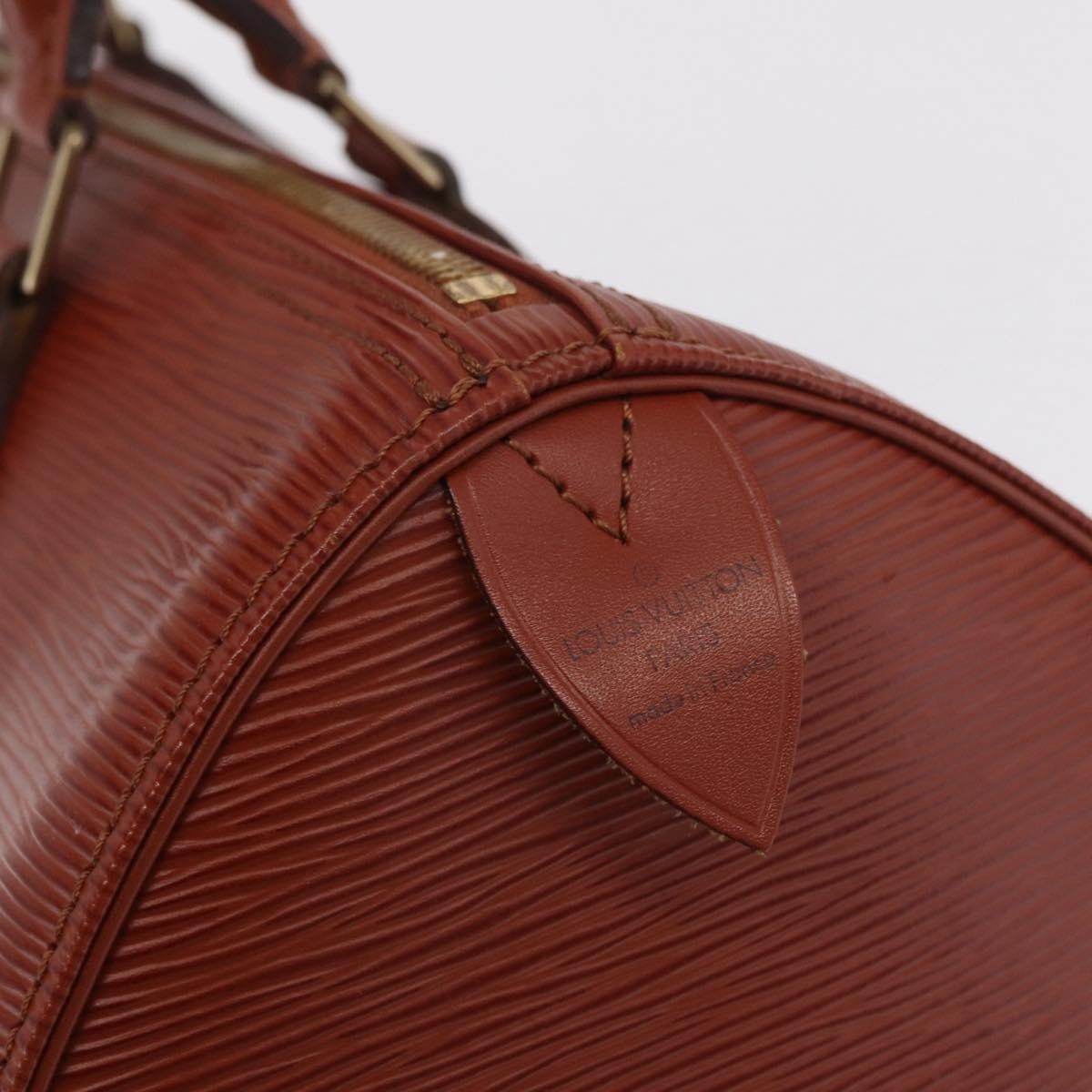 Louis Vuitton Speedy Epi Leather, Brown, Leather, Handbag
