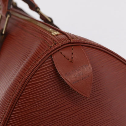 Louis Vuitton Speedy Epi Leather, Brown, Leather, Handbag