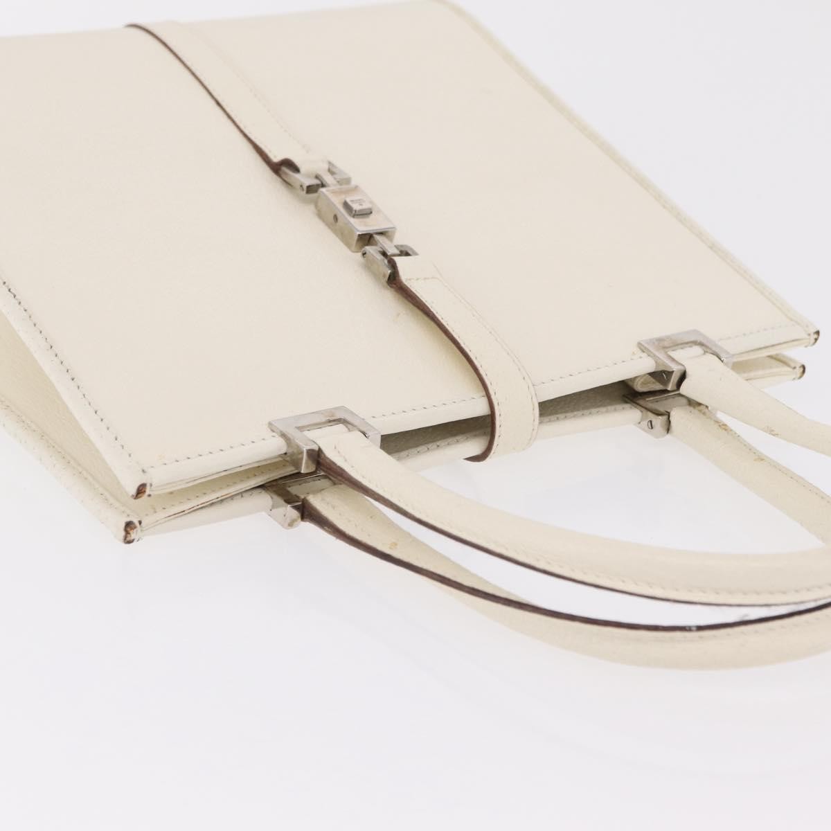 Gucci Jackie Soft Leather, White, Leather, Tote Bag