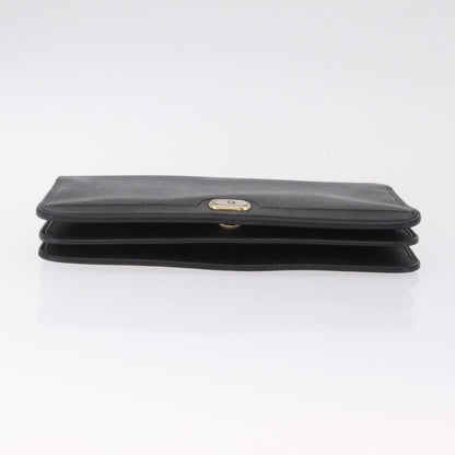 Christian Dior Vintage Honeycomb Canvas, Black, Leather, Shoulder Bag