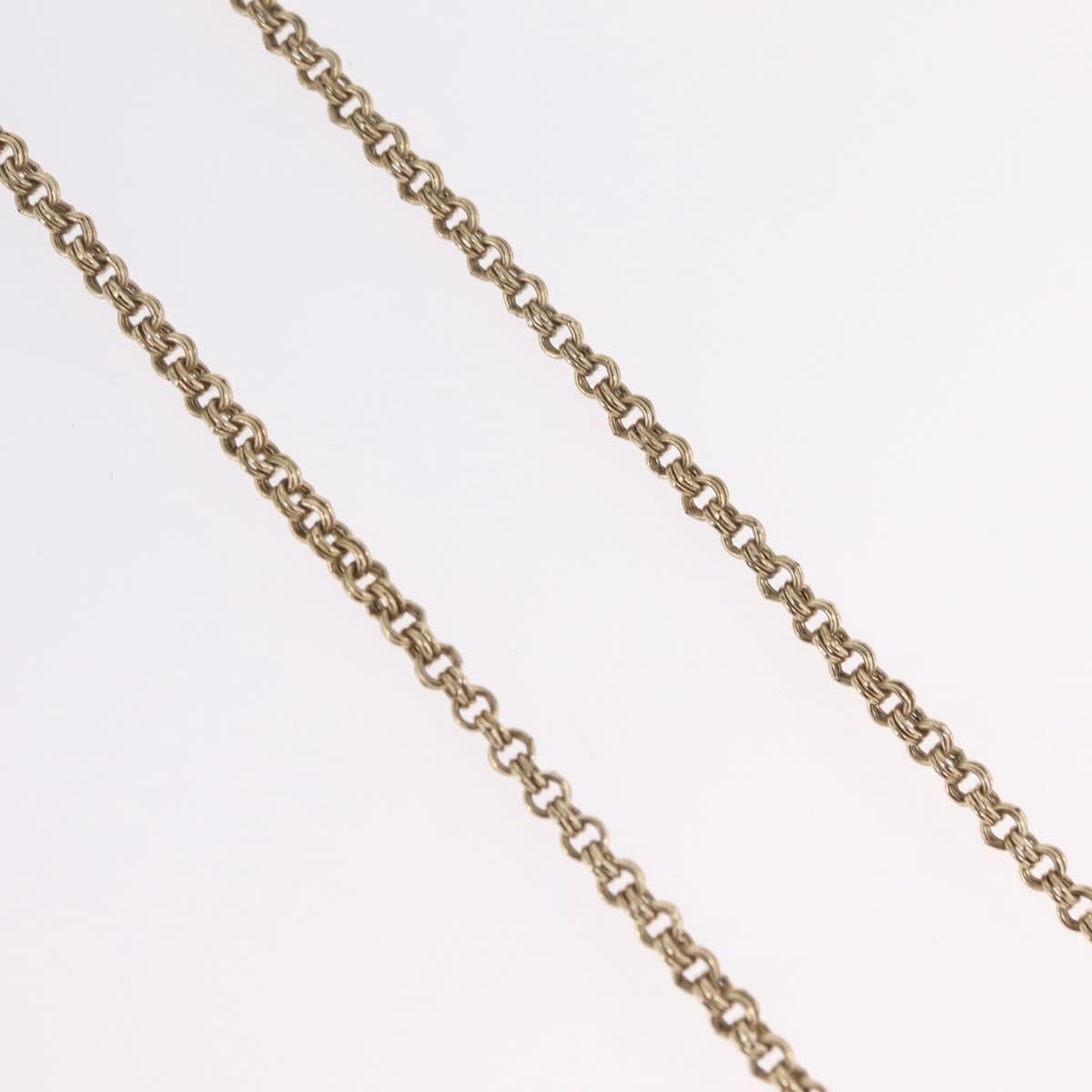 Christian Dior CD Pendant Metal, Gold, Metal, Necklace