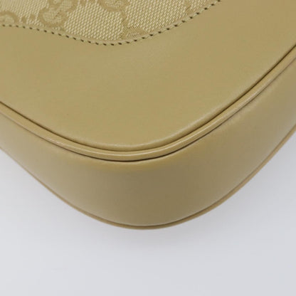 Gucci Jackie GG Canvas and Leather, Beige, Canvas, Tote Bag