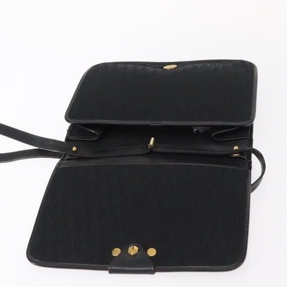 Christian Dior Vintage CD trotter Canvas, Black, Canvas, Shoulder Bag