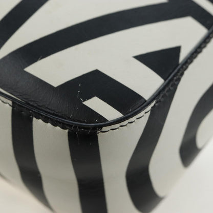 Fendi x Marc Jacobs Baguette NM Printed Leather, Black, Leather, Handbag