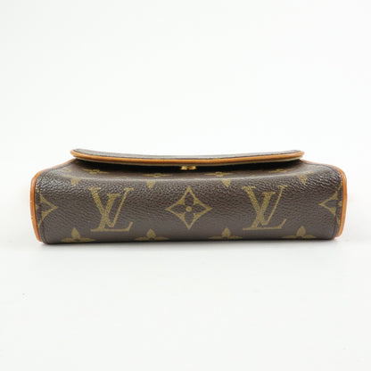 Louis Vuitton Florentine Waist Monogram Canvas, Brown, Canvas, Handbag