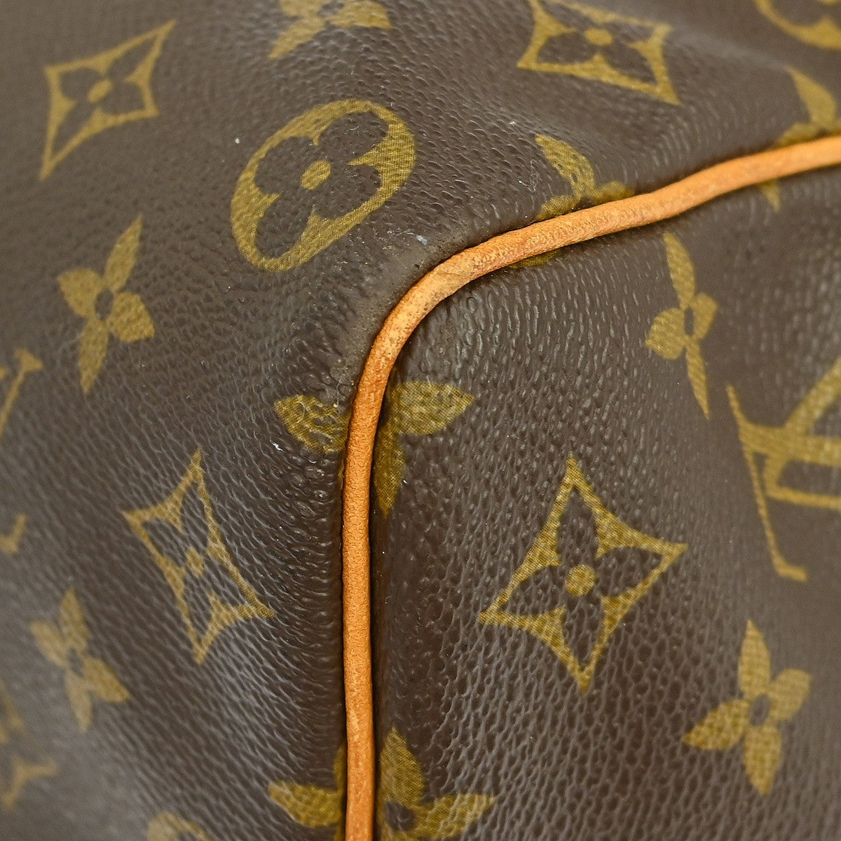 Louis Vuitton Keepall Monogram Canvas, Brown, Canvas, Travel Bag