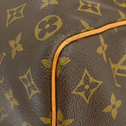 Louis Vuitton Keepall Monogram Canvas, Brown, Canvas, Travel Bag