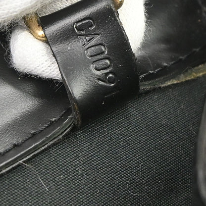 Louis Vuitton Croisette Epi, Black, Leather, Handbag