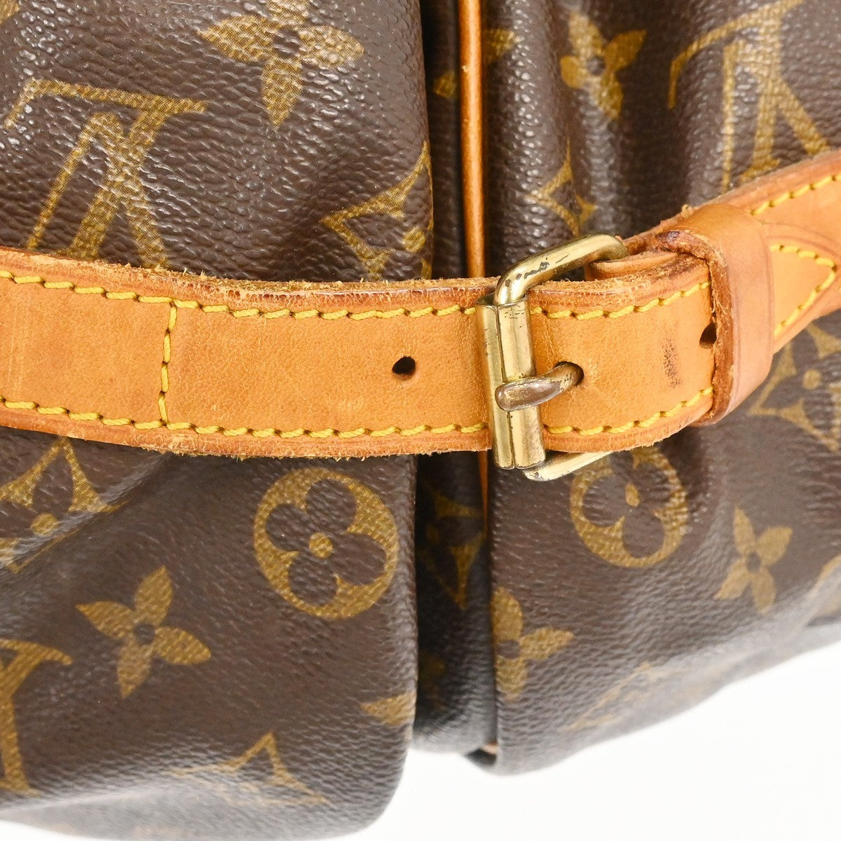Louis Vuitton Saumur Monogram Canvas, Brown, Canvas, Shoulder Bag