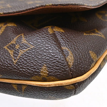 Louis Vuitton Musette Tango Monogram Canvas, Brown, Canvas, Shoulder Bag