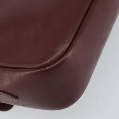 Cartier Must de cartier Leather, Burgundy, Leather, Shoulder Bag